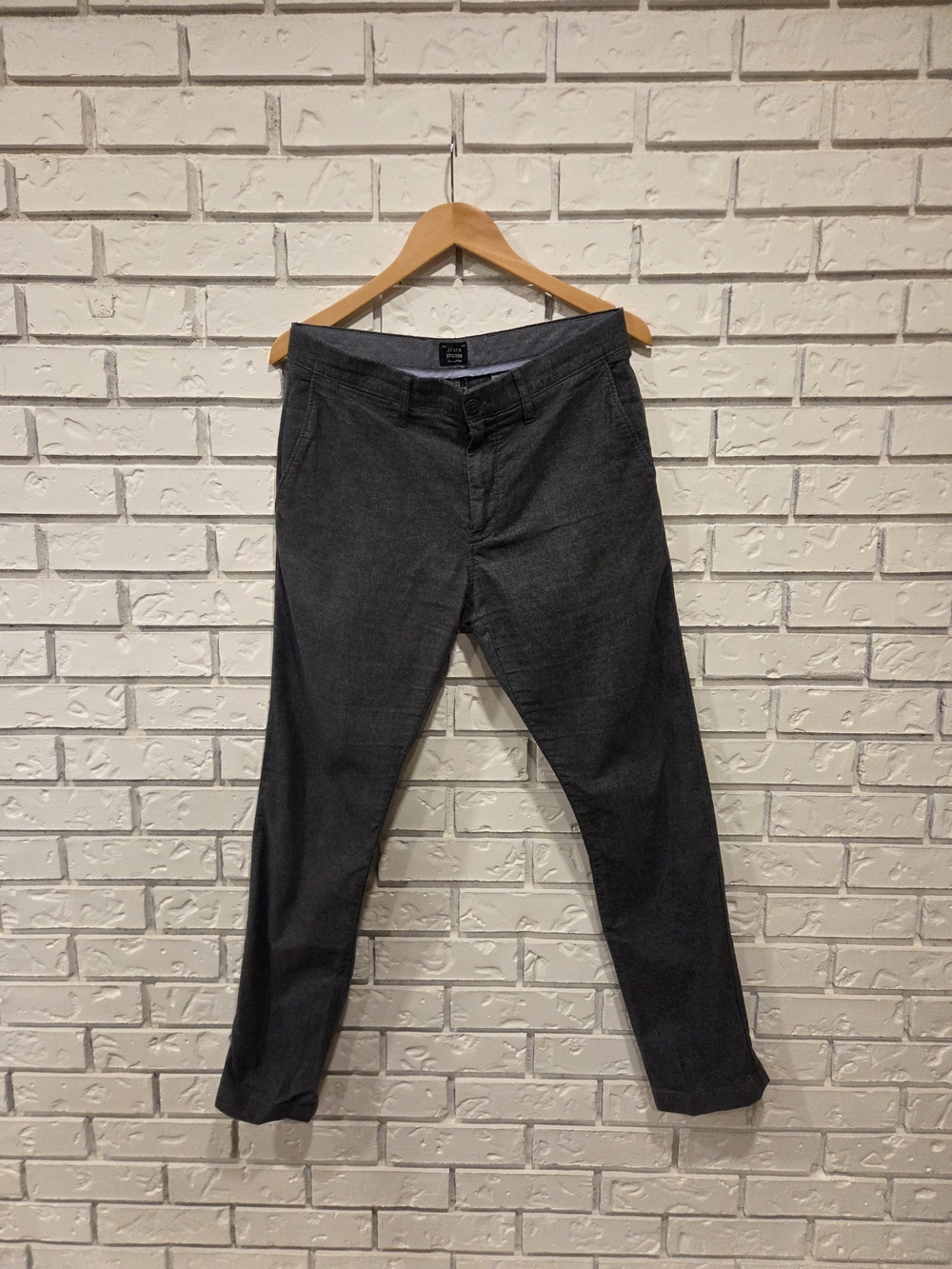 J. Crew Men's Charcoal Gray Chinos - Slim